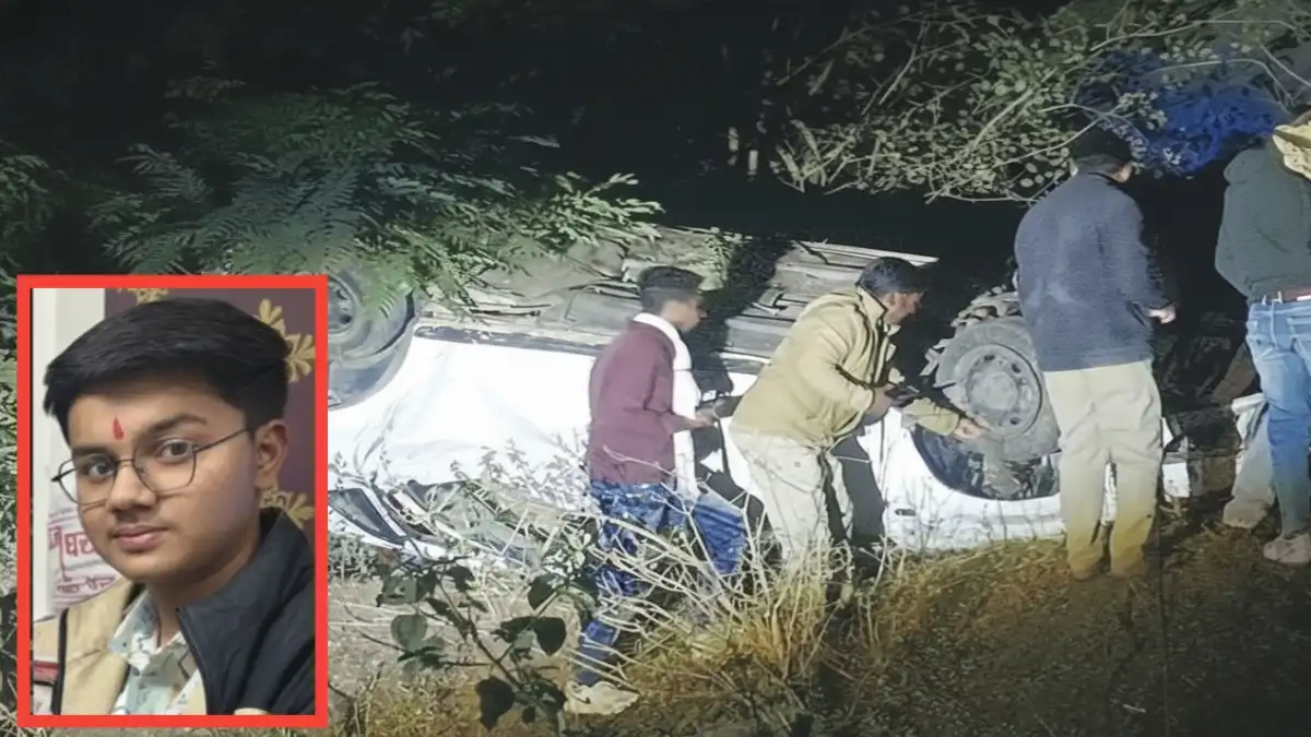 buldhana accident news कार उलटली १७ वर्षीय विद्यार्थी मृत्यू