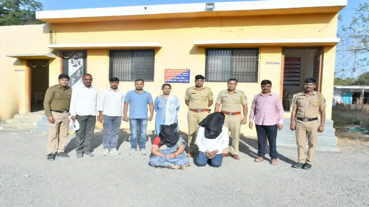 राजुर येथे अवैध वेश्याव्यवसाय प्रकरणी हसनाबाद पोलिसांचा छापा