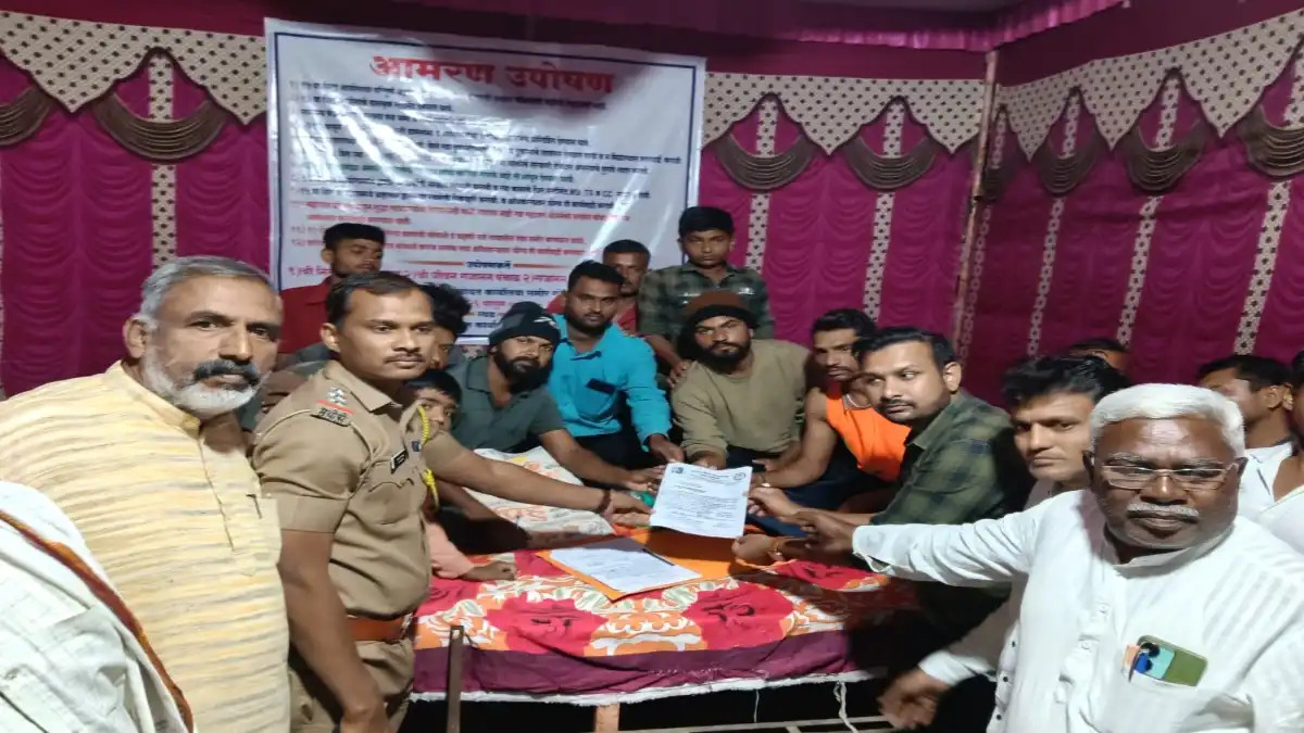 गोरेगाव ग्रामपंचायत भ्रष्टाचार प्रकरणातील उपोषणाची सांगता