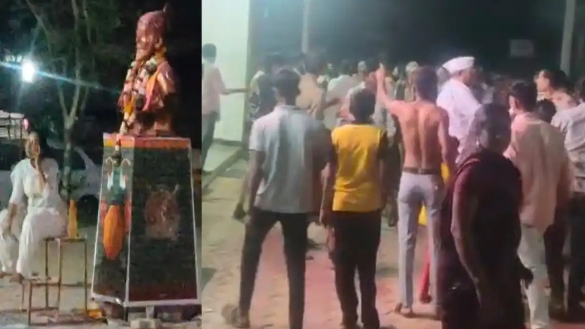 चिखला काकड गावात तणावानंतर पोलिस बंदोबस्त आणि जमाव