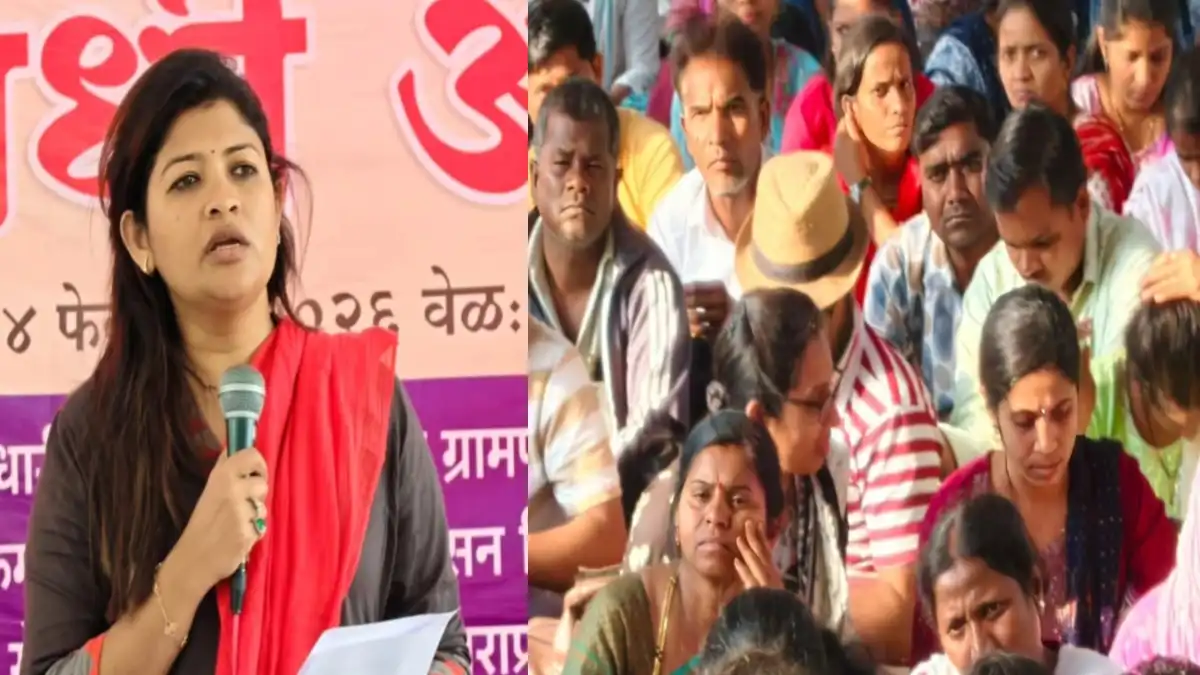 Gram Panchayat computer operators protest in Mumbai