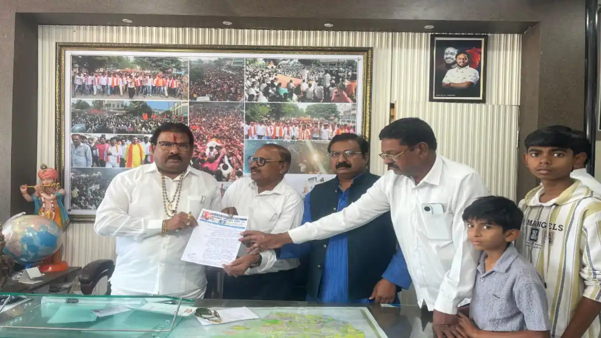 बुलढाणा नामांतर मागणी राजमाता जिजाऊ नगर रिपाई आठवले गट निवेदन