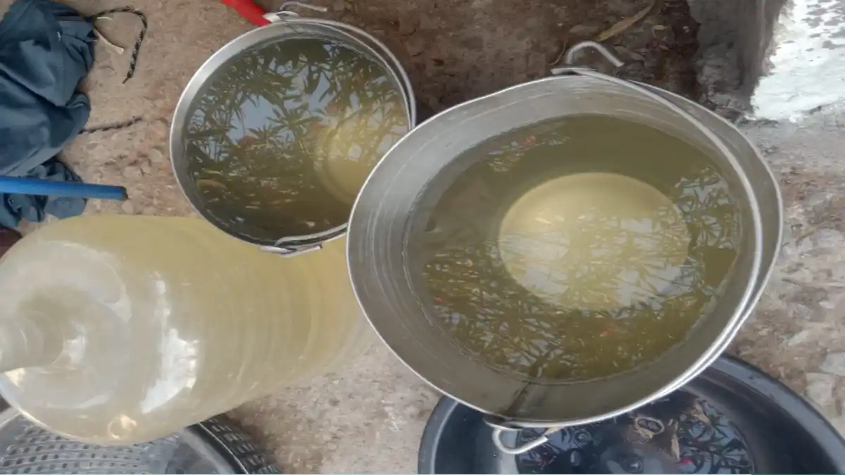 रिसोड शहरात पिवळसर पाणीपुरवठा, नागरिक पाणी संकटामुळे हैराण