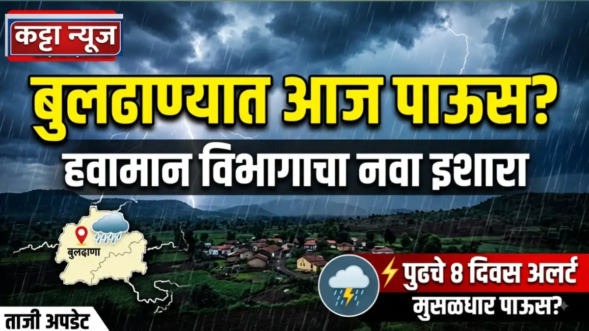 बुलढाणा हवामान आज