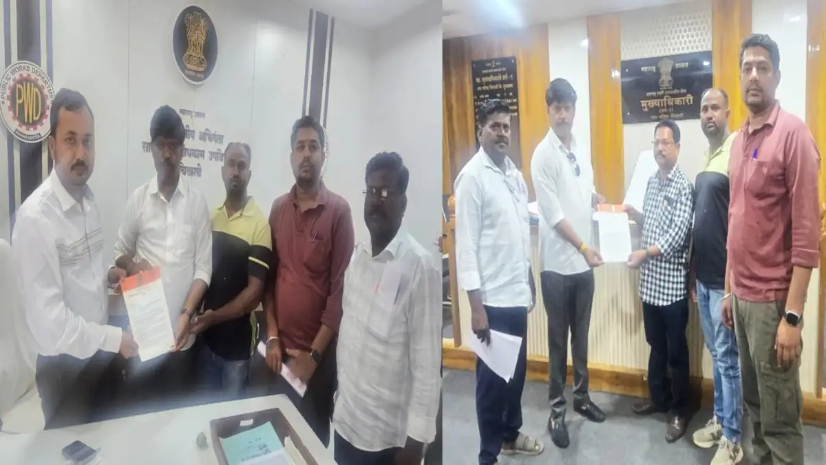 चिखलीतील श्रीराम पतसंस्था ते बैल जोडी चौक रस्त्याची दुरवस्था आणि मनसे आंदोलनाचा इशारा