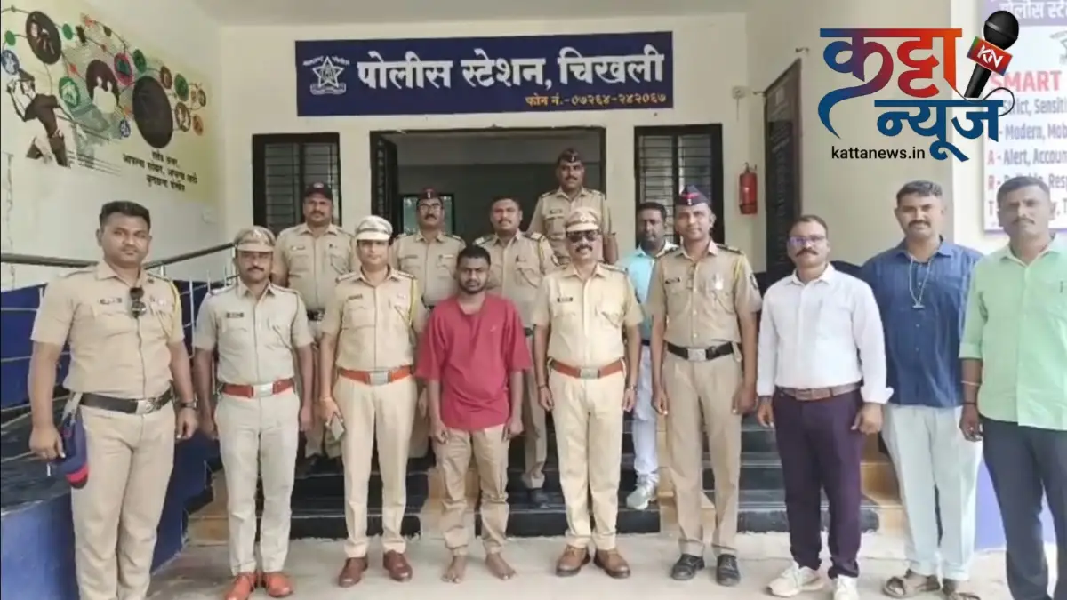 Chikhli Buldhana News पिस्टलसह सराईत गुन्हेगार ताब्यात
