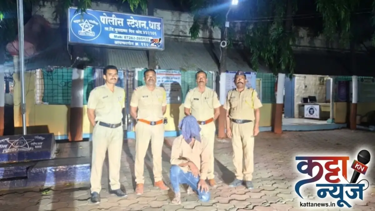 धाड चाकू हल्ला प्रकरणातील आरोपीला अटक