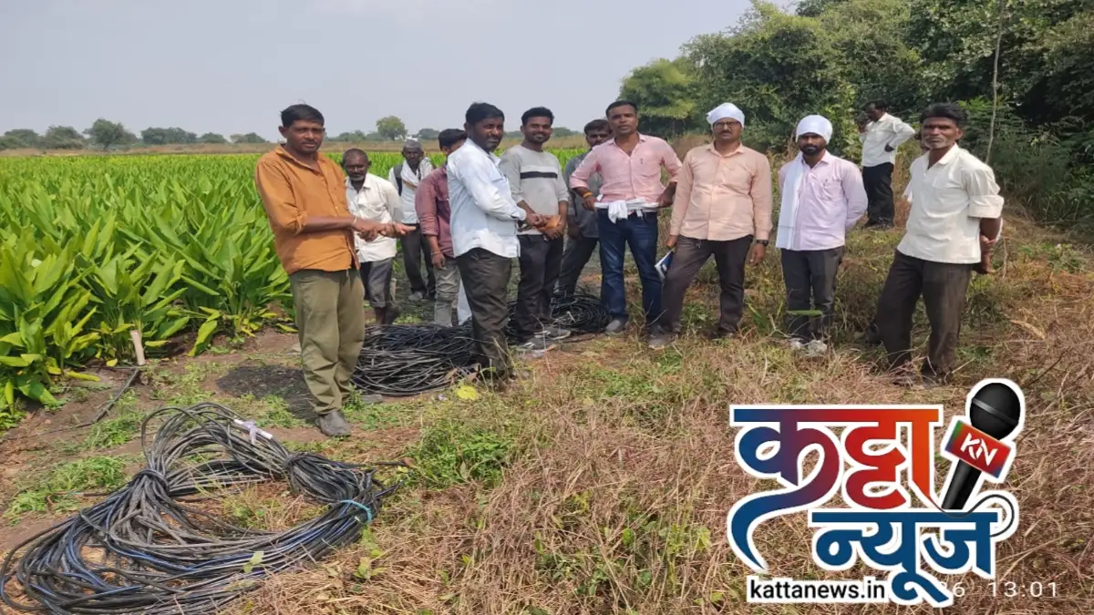 हिवरा साबळे आणि रत्नापूर पाझर तलावांवरील कारवाईत ११ मोटर पंप जप्त